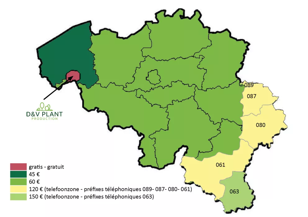 prix transport D&V 2025